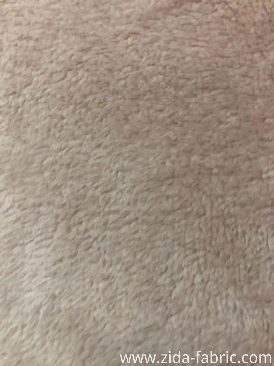 100%Polyester Double Flannel with Dyed Knitted Fabric